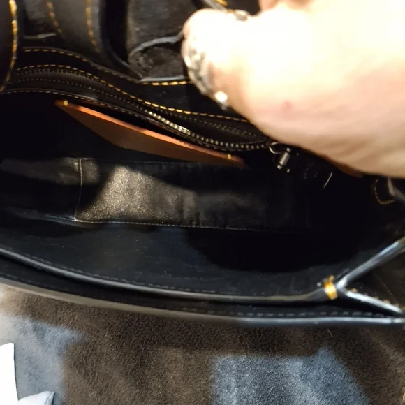 Coach Suede 23 Varsity Stripe Patchwork Crossbody Bag Shoulder Bag - Picture 14 of 17